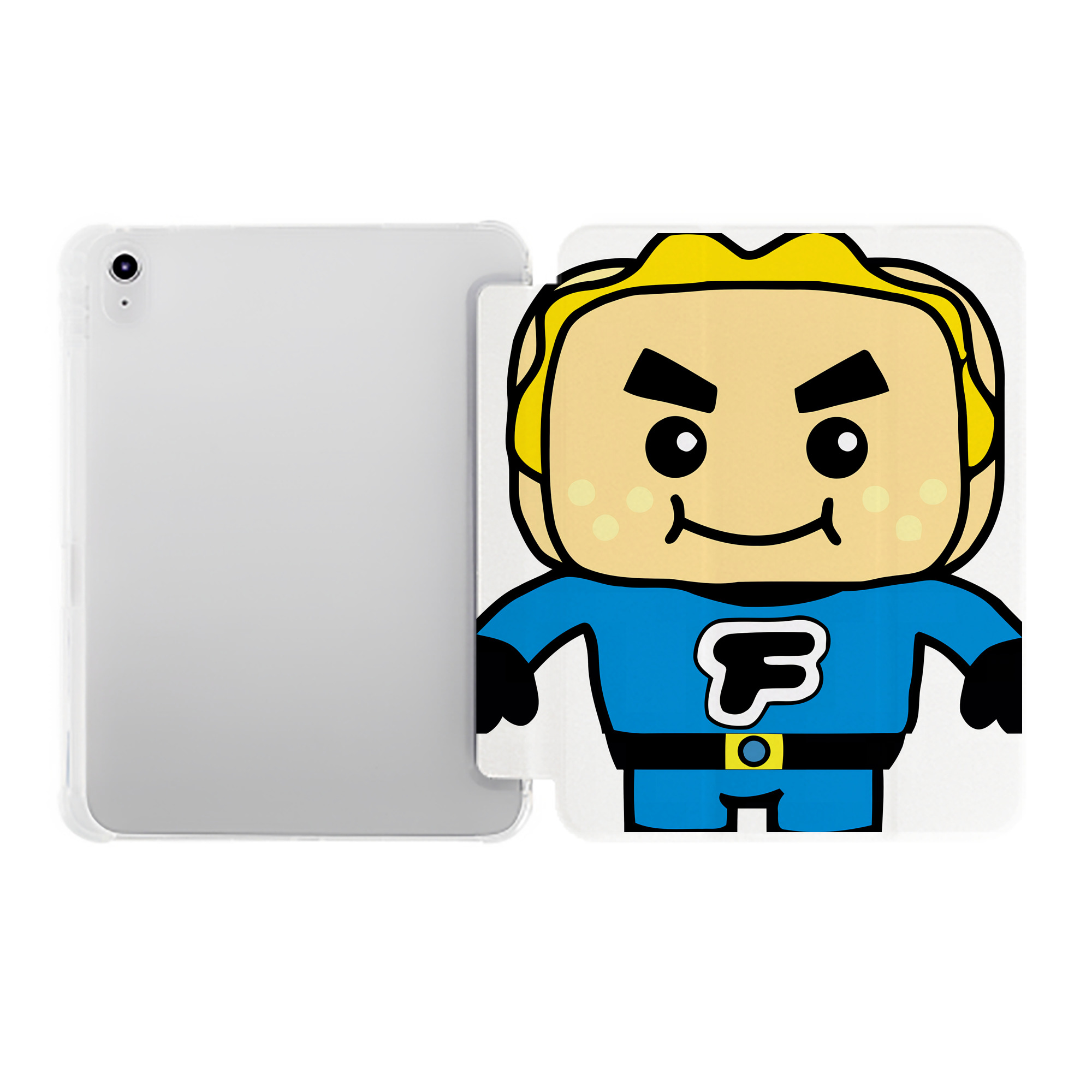 （画像用） アンパンマン Anpanman IPad ケース ペン収納付き 三つ折りスタンド PUレザー×シリコン 対応機種9.5/10.5/10.9インチ
